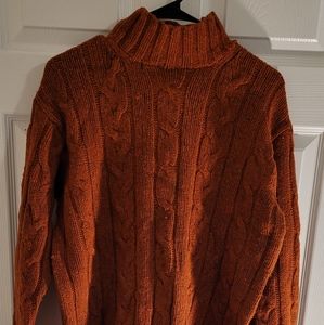 Orange American Eagle Turtleneck